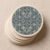 Blue & Green Leaf Pattern Round Coaster Set