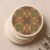 Warm Orange Flowers Round Coaster Set