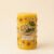 "Sunny Meadow" Pressed Flower & Citrus Pillar Candle
